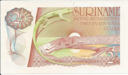SURINAME    -  2 1/2 Gulden  1985   --  UNC -- - Surinam