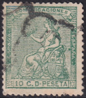 Spain 1873 Sc 193 Espana Ed 133 Used Spider Cancel (Granada) - Gebruikt