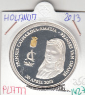 CR1427 MONEDA HOLANDA 2013 PLATA SIN CIRCULAR - Otros & Sin Clasificación