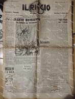 Italy Italia Rare Newspaper Giornale IL RICCIO. Roma Anno I, N.1 1936. - Deportes