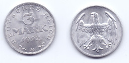 Germany 3 Mark 1922 A - 3 Marcos & 3 Reichsmark
