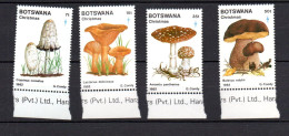 Botswana 1982 Set Mushrooms/Pilze Stamps (Michel 317/20) MNH - Botswana (1966-...)