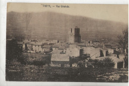 Trets (13) : Vue Panoramique Du Quartier De L'église En 1937 PF. - Trets