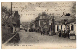 1918 PONT De L'ARCHE - GARAGE Route De LOUVIERS Animée - Pont-de-l'Arche