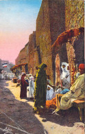 ALGERIE - SCENES ET TYPES - Rue Arabe - Carte Postale Ancienne - Plaatsen