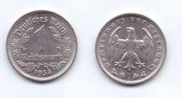 Germany 1 Reichsmark 1934 G - 1 Reichsmark