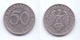 Germany 50 Reichepfennig 1938 A - 50 Reichspfennig