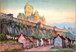 Amérique - Canada - Québec - Le Chateau Frontenac - Illustrateur André Morency - Québec - Château Frontenac