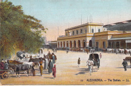 EGYPTE - ALEXANDRIE - The Station - LL - Carte Postale Ancienne - Alexandrie