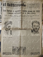 Italy Italia IL LITTORIALE 1936. Tazio Nuvolari Vince Penya Rhin. Gino Bartali Giuseppe Olmo - Deportes