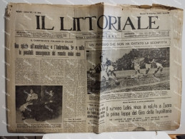 Italy Italia IL LITTORIALE 1933. Calcio Inter AMBROSIANA Batte La ROMA. Milan-Juventus - Deportes