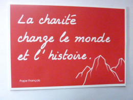 3 Cartes Avecpensées De : Mère Teresa, Pape François, Saint Augustin - Philosophie & Pensées