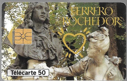 CARTE-PUCE-PRIVEE-PUBLIC- 50U-EN822-GEMA-12/93-ROCHE D OR-Série 7001-R° Glacé-UTILISE-TBE - 50 Einheiten