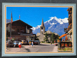 Grächen Ortsansicht/ Weisshorn, Brunegghorn - Grächen