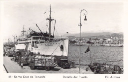 ESPAGNE - Santa Cruz De Tenerife - Detalle Del Puerto  - Carte Postale Ancienne - Sonstige & Ohne Zuordnung