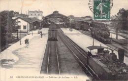 FRANCE - 51 - CHALONS SUR MARNE - Intérieur De La Gare - LL - Carte Postale Ancienne - Châlons-sur-Marne