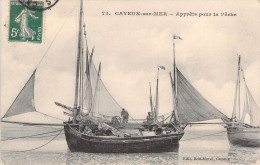 FRANCE - 80 - CAYEUX Sur Mer - Apprêt Pour La Pêche - Bateau - Carte Postale Ancienne - Cayeux Sur Mer