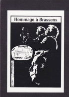 CPM Brassens Georges Chanteur Non Circulé Tirage Limité - Singers & Musicians