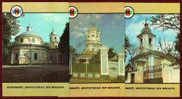 Moldova 1992 "Churches Of Moldova. Architecture." Set Of 11 Prepaid Postcards. Quality:100% - Moldova