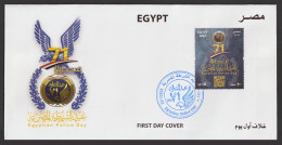 Egypt - 2023 - FDC - ( 71th Anniv. Egyptian Polic Day ) - Cartas & Documentos