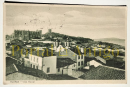 GUARDA - Vista Parcial - Castelo - Circulado 1940 Selo - Ed. Casa Havanesa Guarda - Portugal - (2 Scans) - Guarda