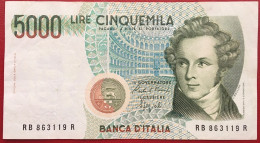 ITALIE 5000 Lire 1985 P#111 VF - 5.000 Lire
