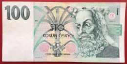 TCHÉQUIE 100 Korun 1995 P#12 VF - Tsjechië