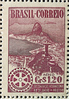 A 64 Brazil Stamp Air Rotary Club Rio De Janeiro 1948 1 - Other & Unclassified