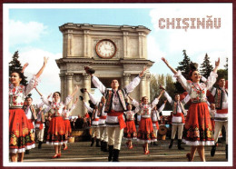 Moldova 2018 "National Dance Ensemble "JOC" Postcard. Quality: 100% - Moldavie