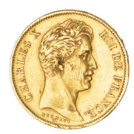40 Francs Charles X 1828 Paris - 40 Francs (oro)