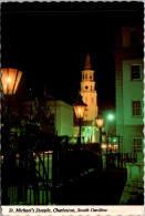 South Carolina St Michael's Steeple On Market Street - Charleston