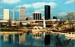 North Carolina Charlotte Skyline As Viewed From Marshall Park - Charlotte