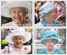 Stamps Of Tonga (pre Order) 2023 - Remembering Her Majesty The Queen - Set Of 4 - Tonga (1970-...)