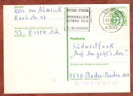 P 131 Wasserschloss Inzlingen, MS Messe Essen, 1982 (16553) - Postkaarten - Gebruikt