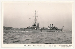 CPM - "SPAHI" Torpilleur 1908/1927 - Guerra