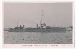 CPM - "HUSSARD" Torpilleur 1908/1922 - Oorlog