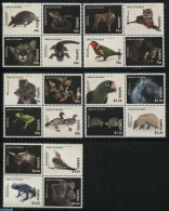 Samoa 2016 Animals Of The World 20v (5x[+]), Mint NH, Nature - Animals (others & Mixed) - Birds - Butterflies - Cat Fa.. - Samoa