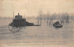 49-MONTREUIL-BELLAY-  CATASTROPHE DU 23 NOV 1911è LE TRAIN VOYAGEURS D'ANGERS A POITIERS TOMBE DANS LE THOUET - Montreuil Bellay