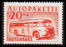 1952-1958. FINLAND. Mail Bus. 20 Mk. AUTOPAKETTI - BUSSPAKET Never Hinged Few Perfs Missing. (Michel AP 7) - JF530666 - Bus Parcels / Colis Par Autobus / Pakjes Per Postbus