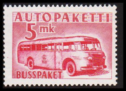 1952-1958. FINLAND. Mail Bus. 5 Mk. AUTOPAKETTI - BUSSPAKET Never Hinged  (Michel AP 6) - JF530665 - Pacchi Tramite Autobus