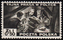 1943. 2WW. London. 1.50 Z TAJNA PRASA W POLSCE. (Michel 375) - JF320473 - Londoner Regierung (Exil)