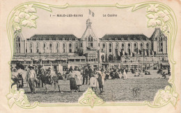 France - Malo Les Bains - Le Casino - Animé - Bordure Relief Et Colorisé - Carte Postale Ancienne - Dunkerque