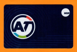 New Zealand Auckland Transport Card AT Hop Card Used (plastic) - Wereld