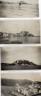 4 Photos Anciennes - Sur La Plage De CALVI -   CALVI  Vu De  " L' Ile De Beauté "  (Bateau )  Aout 1934. - Places