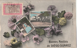 Madagascar - Carte Postale DIEGO SUAREZ  10/3/1911 Pour Majunga - Covers & Documents