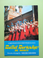 Libreto Opera Ballet Beriozka De Moscu Años 80 - Programmes