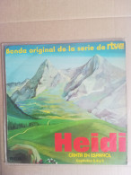 DISCO VINILO LP HEIDI CANTA EN ESPAÑOL CAPITULOS 3 4 Y 5 BANDA ORIGINAL SERIE RTVE 1975 - Unclassified