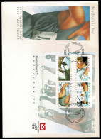 Ref 1601 - New Zealand 1992 Olympics Miniature Sheet FDC - FDC