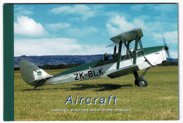 Ref 1602 - New Zealand Aviation Stamp Booklet - Aircraft With 7 Miniature Sheets - Postzegelboekjes
