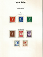 Ref 1602 - GB 1959 - Wildings Phosphor Graphite Set - MNH Stamps - Unused Stamps